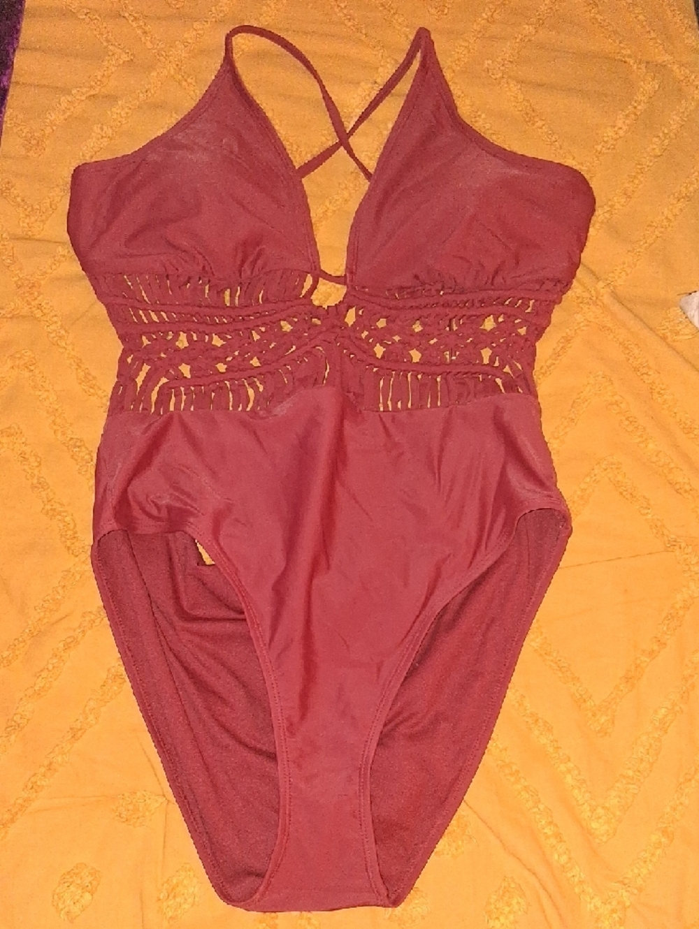 Xhilaration One-Piece Bathing Suit Swimsuit Size XL